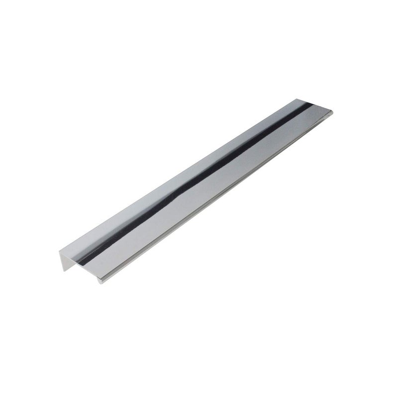 CKP Brand Item 3306-12 in. Back Mount Finger Edge Pull, Polished Chrome Finish â€“ Single Pack of Sleek, Modern Hardware for Cabinets, Drawers, and Furniture Upgrades - Image 3